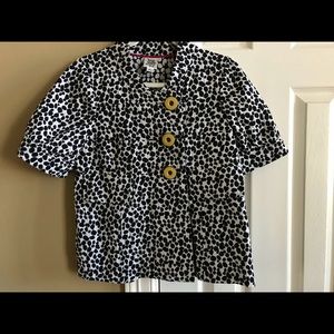 Ivy Jane Cheetah Print Jacket / Top